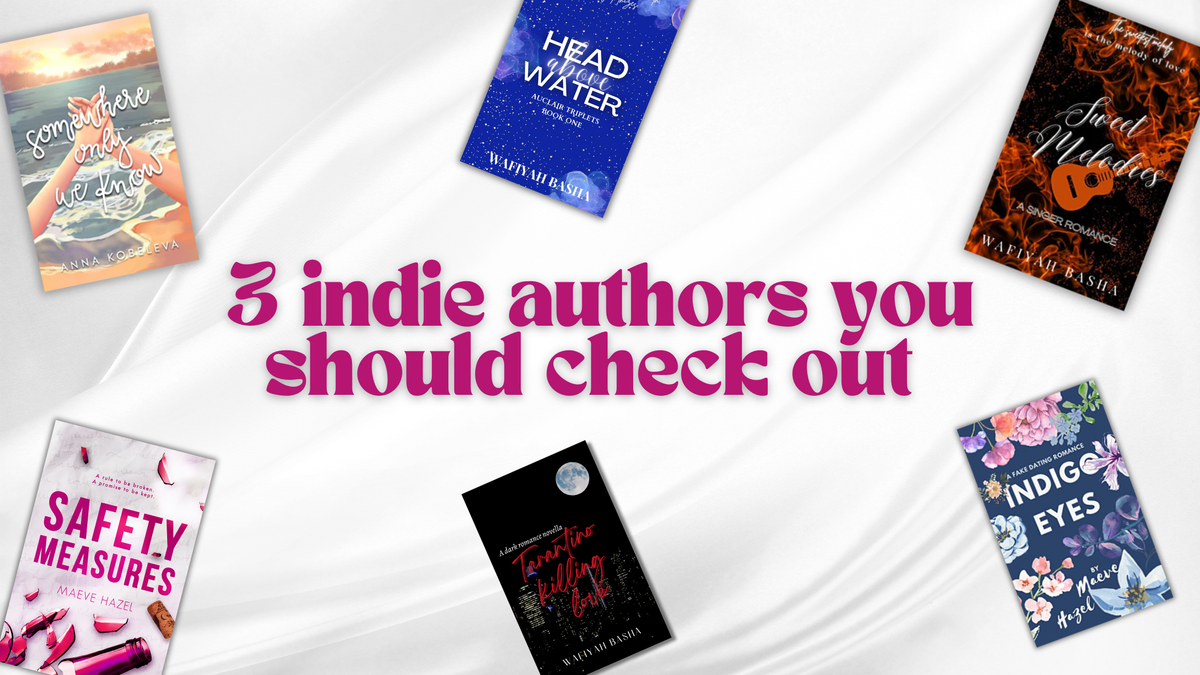 3 new indie authors you should check out 📚