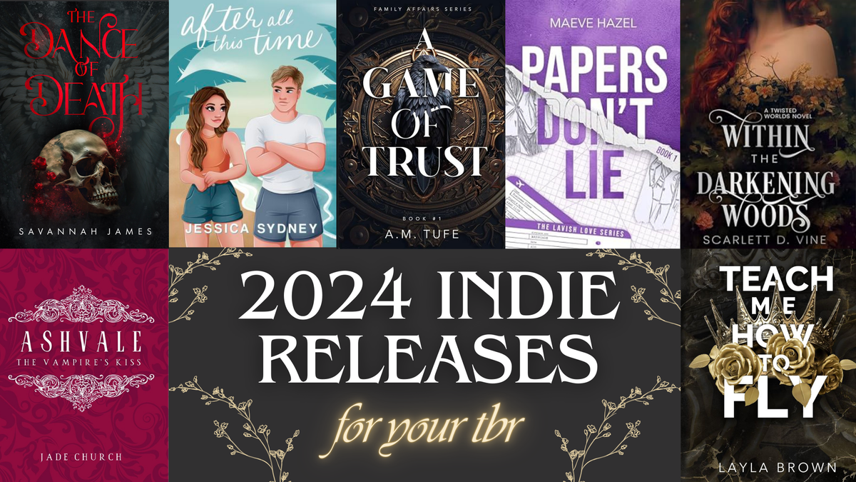 2024 indie releases to grow your TBR š¤š